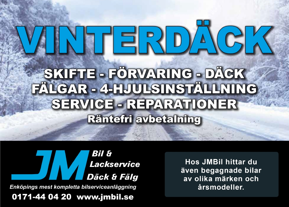 Byt till sommardäck hos JM Bil. Byt till sommardäck hos JM Bil.