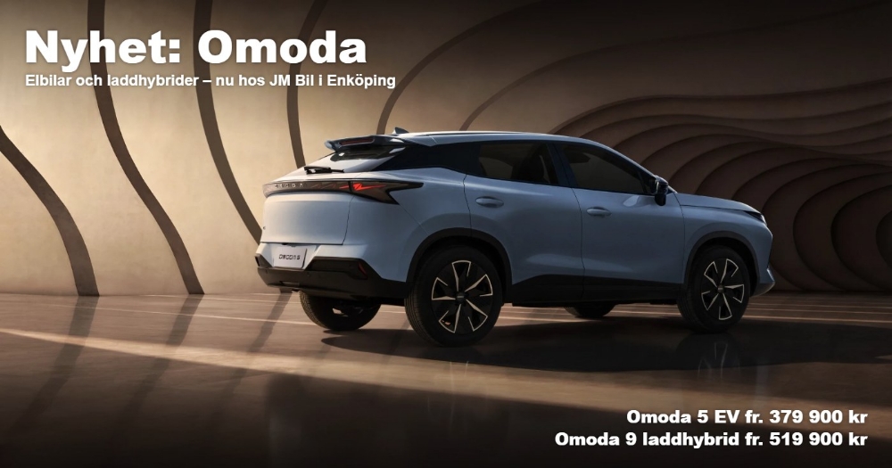 Omoda elbilar och laddhybrider hos JM Bil i Enk�ping